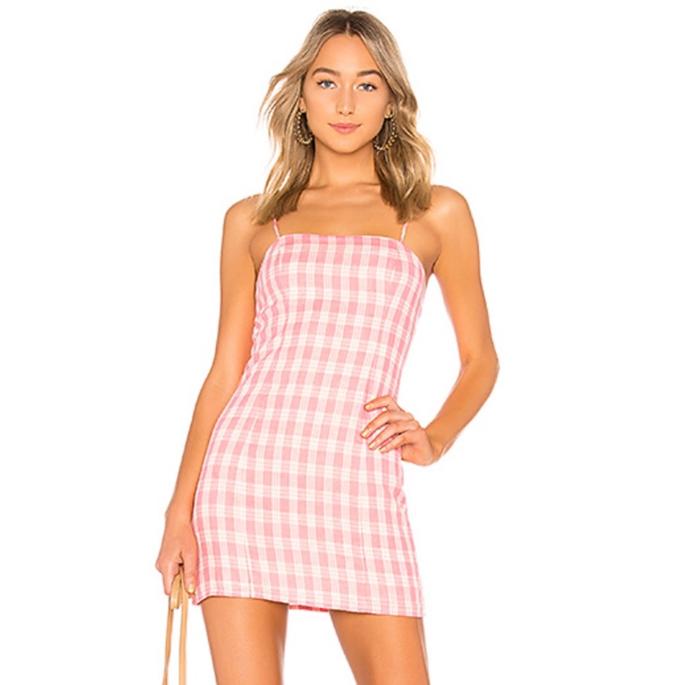 Majorelle Pearson Dress In Baby Pink